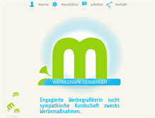 Tablet Screenshot of mgrafik.at
